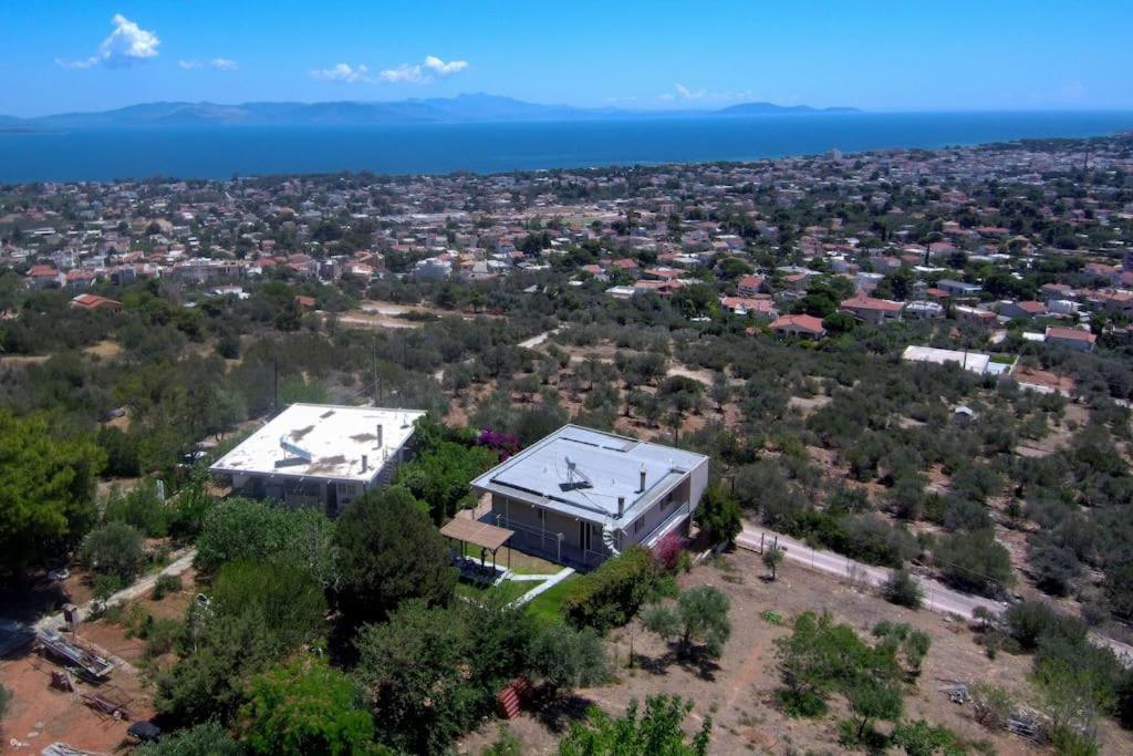 'Love Is In The Air' With View Villa Néa Mákri Dış mekan fotoğraf